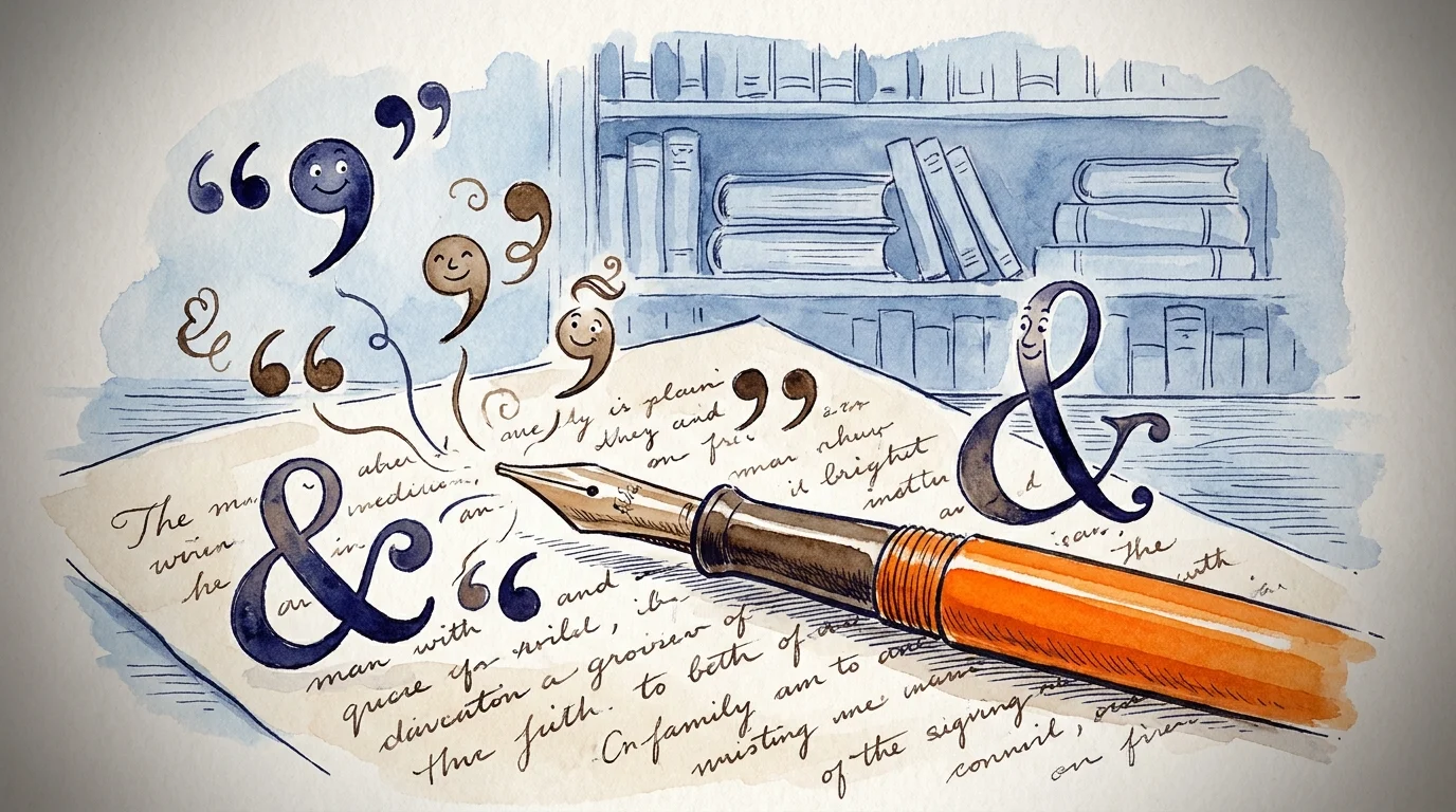 A conceptual watercolor illustration of a fountain pen and manuscript, representing freelance writing.