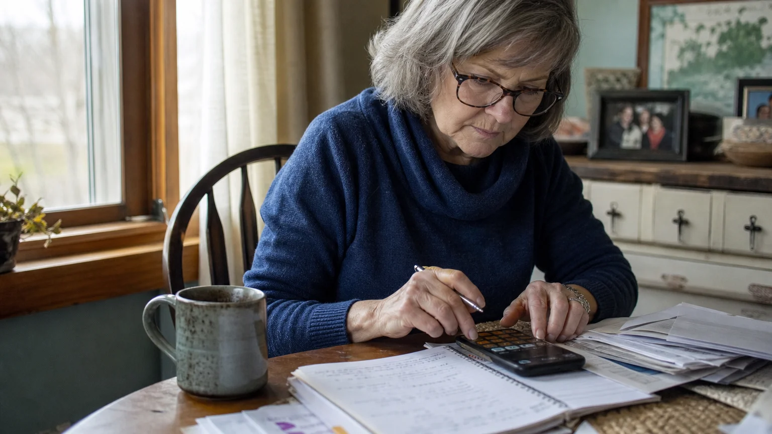 Editorial photograph illustrating: Navigating the Current Economic Landscape for Retirees