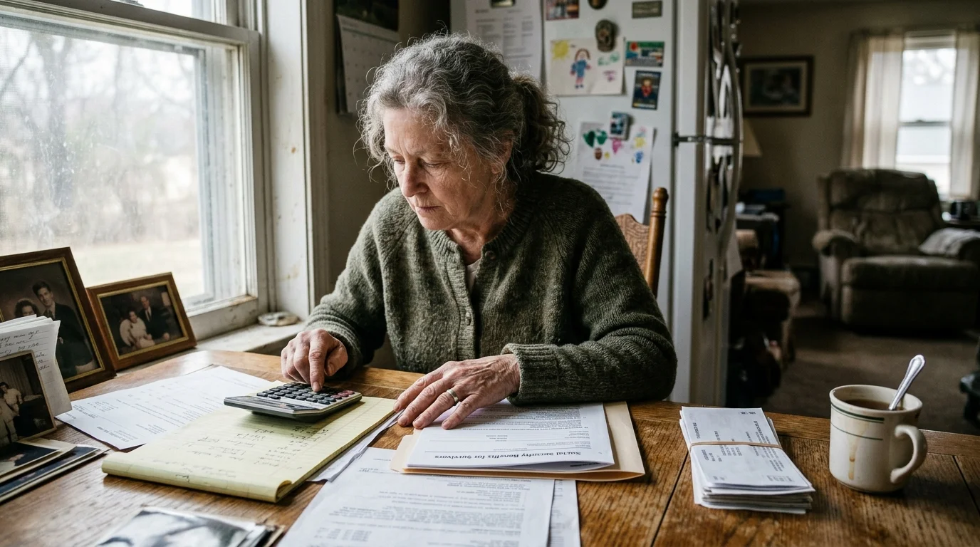 Editorial photograph illustrating: Income Planning Strategies for Widows and Widowers