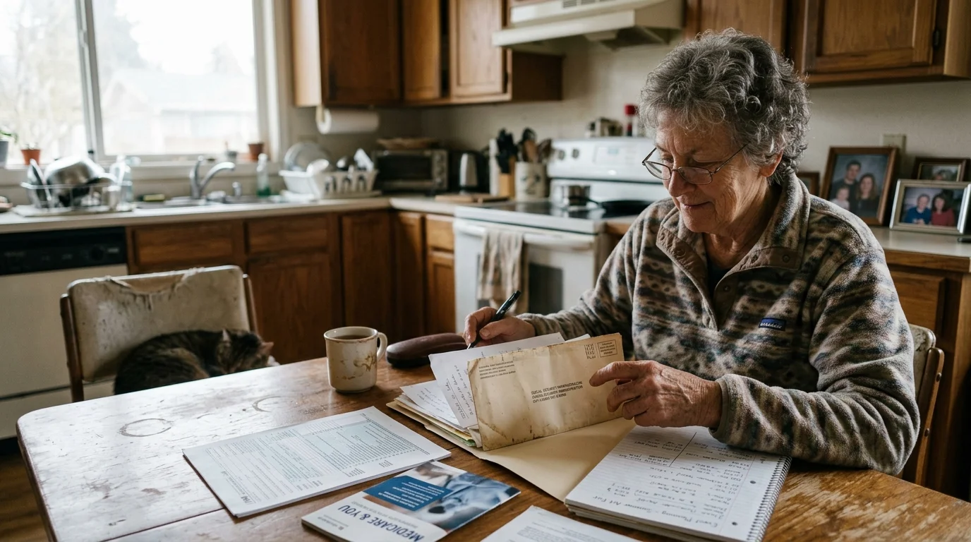 Editorial photograph illustrating: Financial Safeguards: Social Security, Taxes, and Medicare
