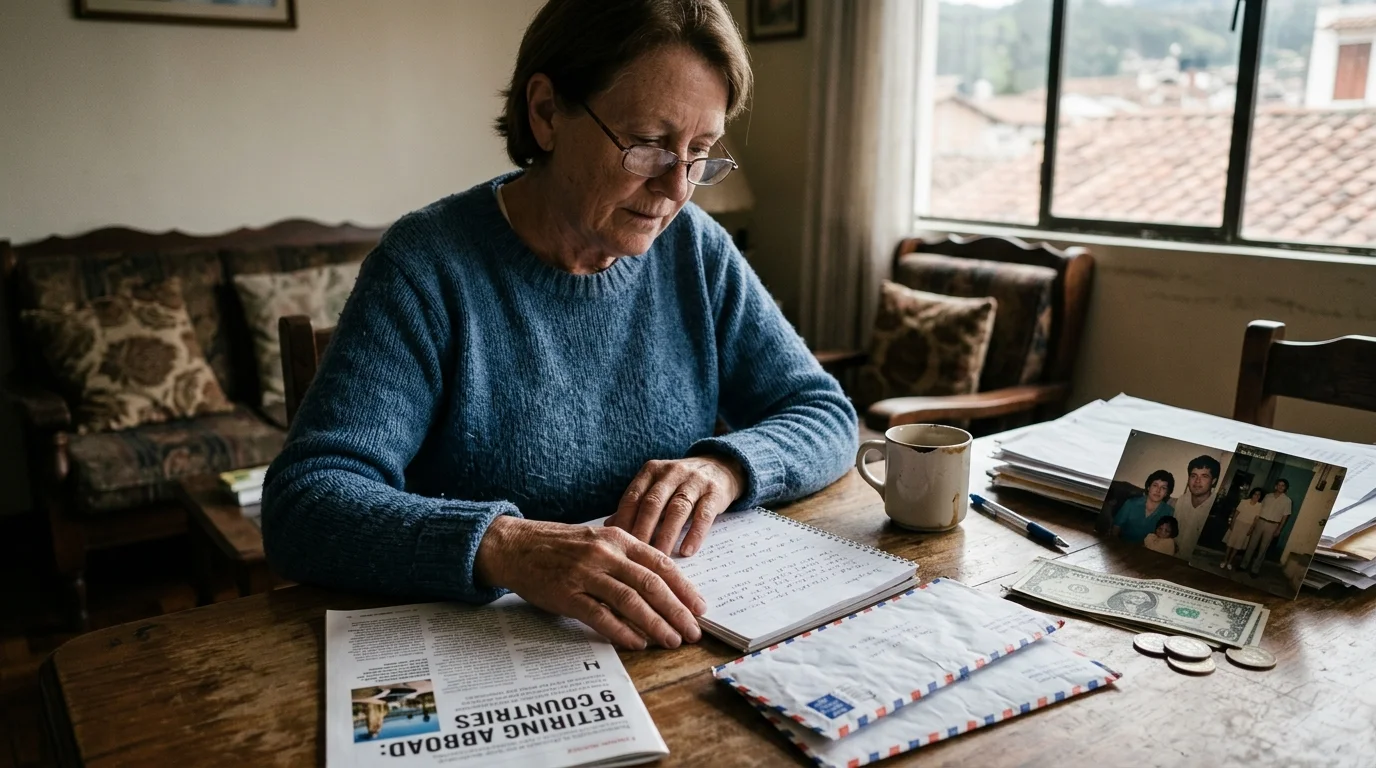 Editorial photograph illustrating: The Global Shift in American Retirement